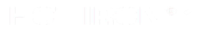 Логотип HOT IRON 1 (белый)