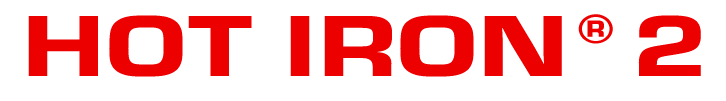 Логотип HOT IRON 2 (красный)