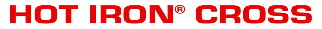 Логотип HOT IRON CROSS (красный)