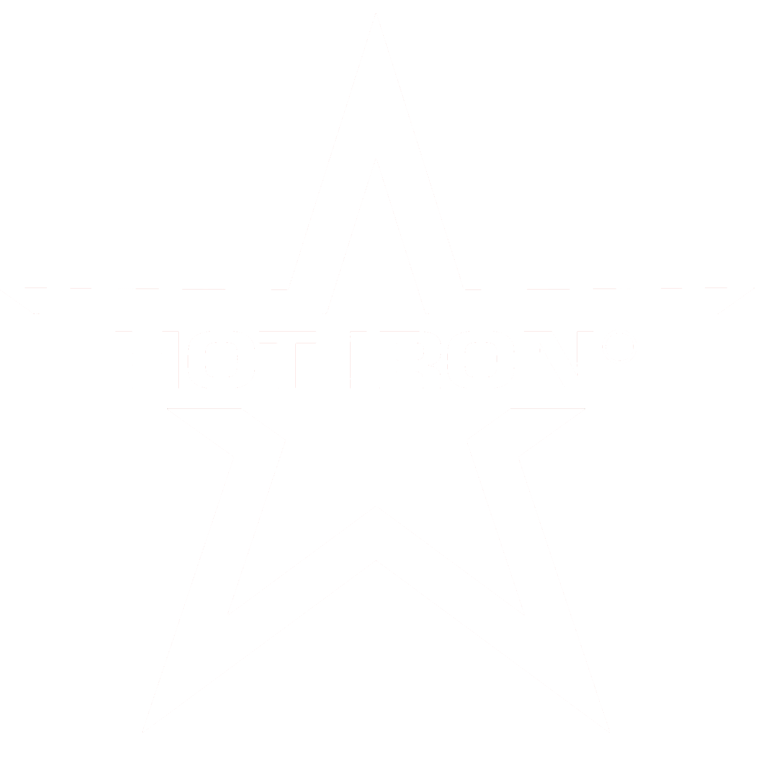 Логотип HOT IRON (белая звезда)